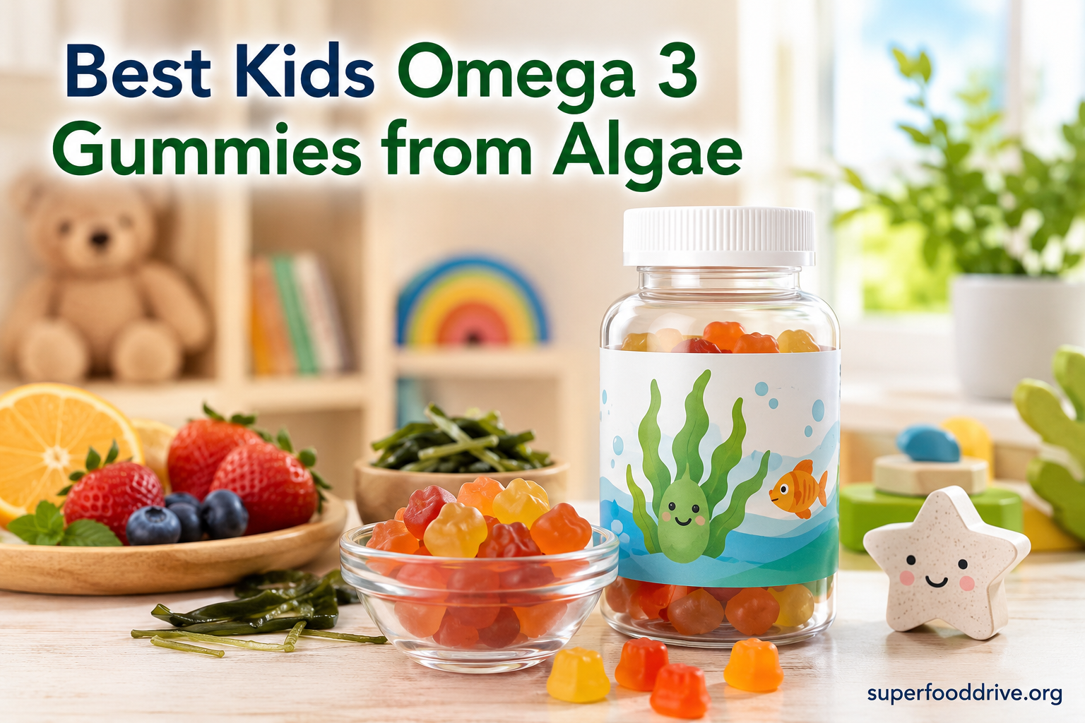 Best Kids Omega 3 Gummies from Algae