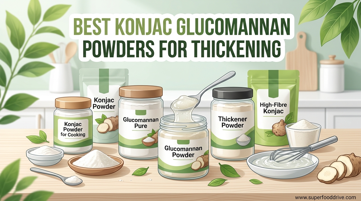 Best Konjac Glucomannan Powders for Thickening