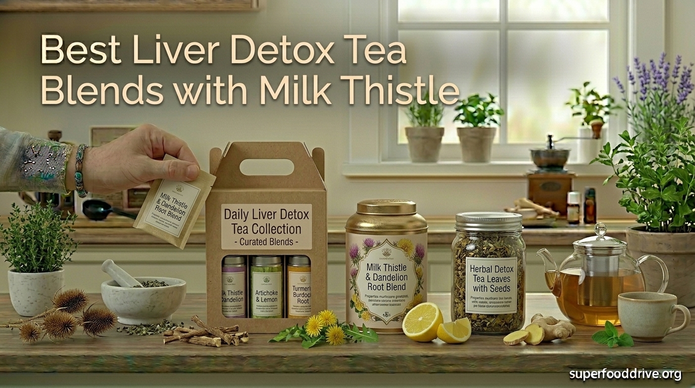 Best Liver Detox Tea Blends with Milk Thistle
