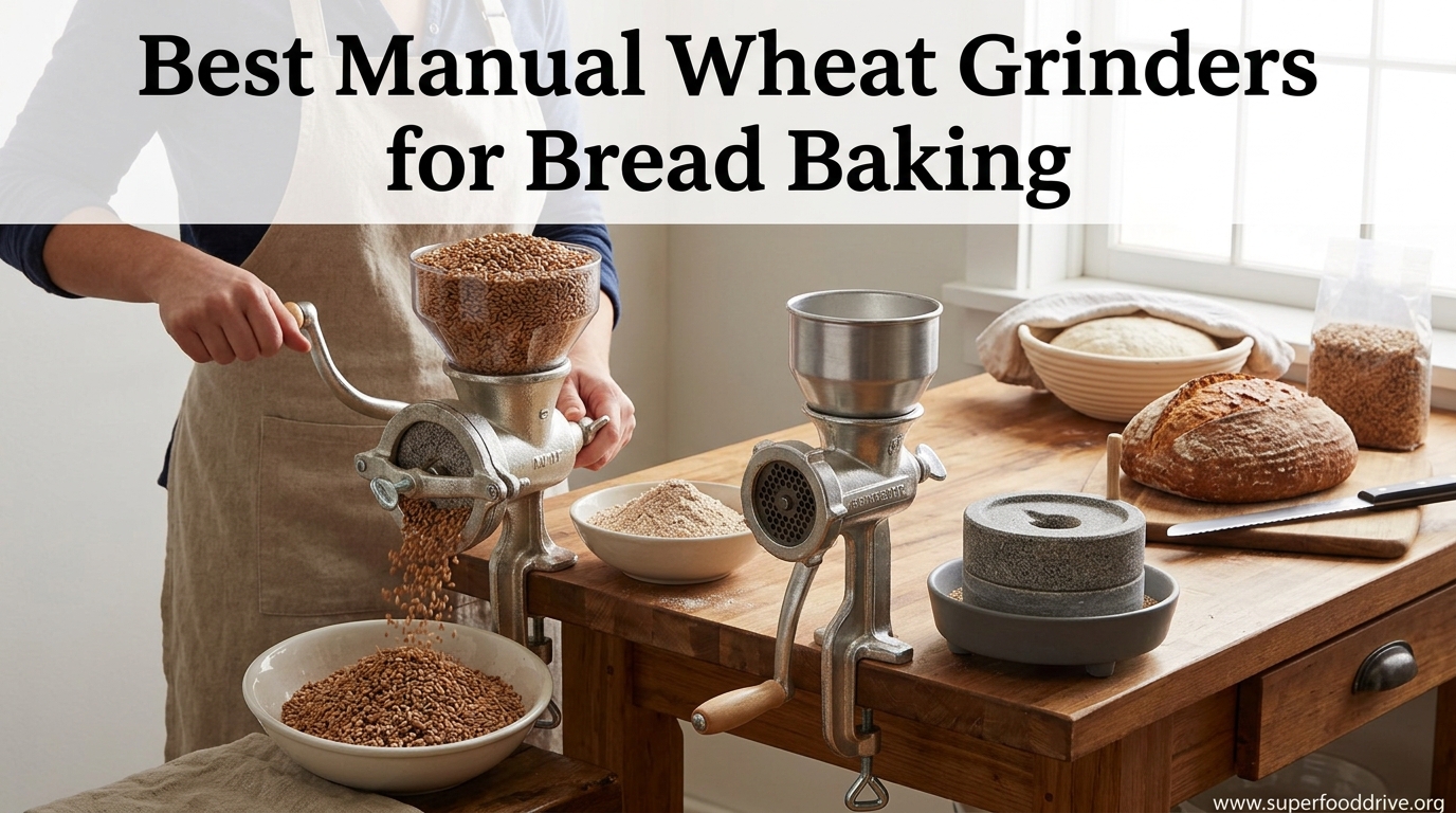 Best Manual Wheat Grinders for Bread Baking