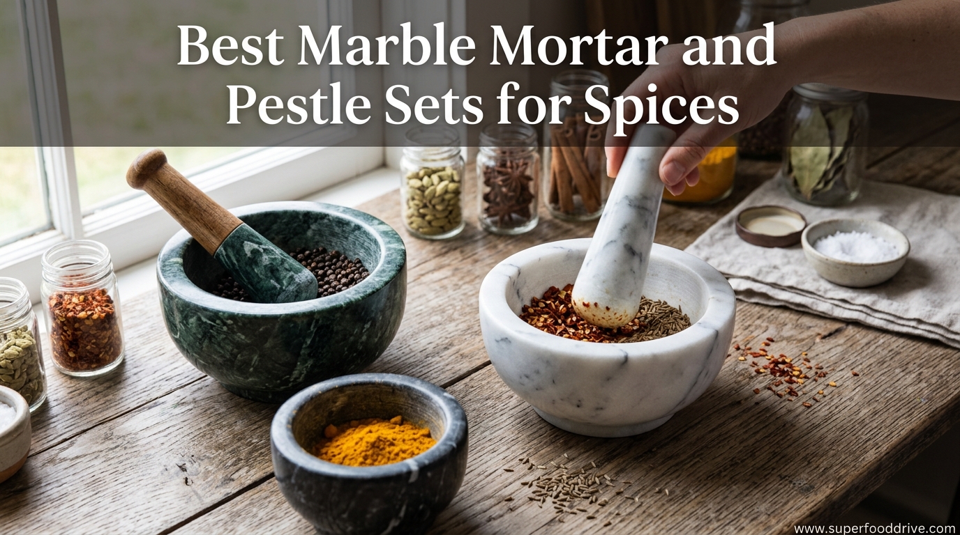 Best Marble Mortar and Pestle Sets for Spices