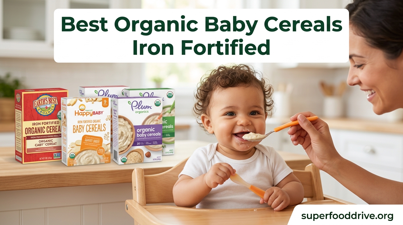 Best Organic Baby Cereals Iron Fortified