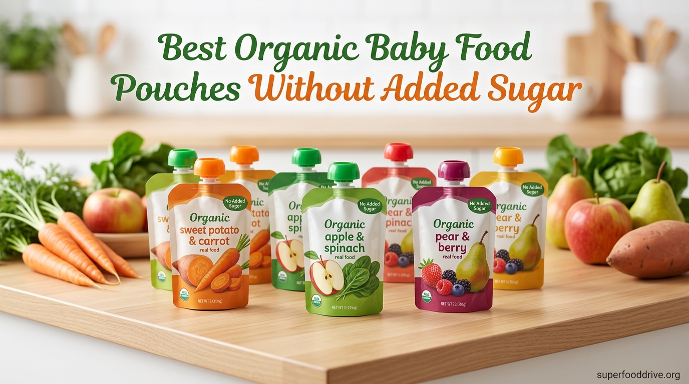 Best Organic Baby Food Pouches Without Added Sugar