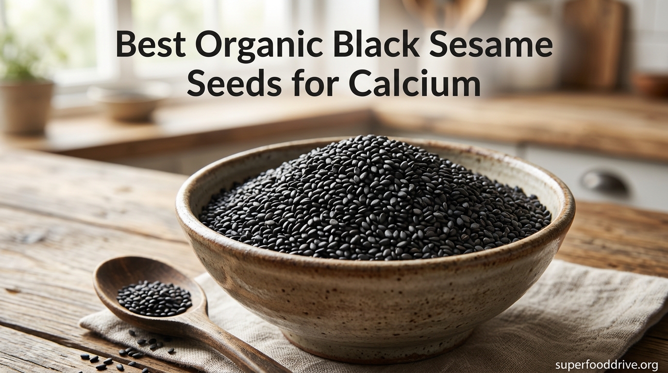 Best Organic Black Sesame Seeds for Calcium