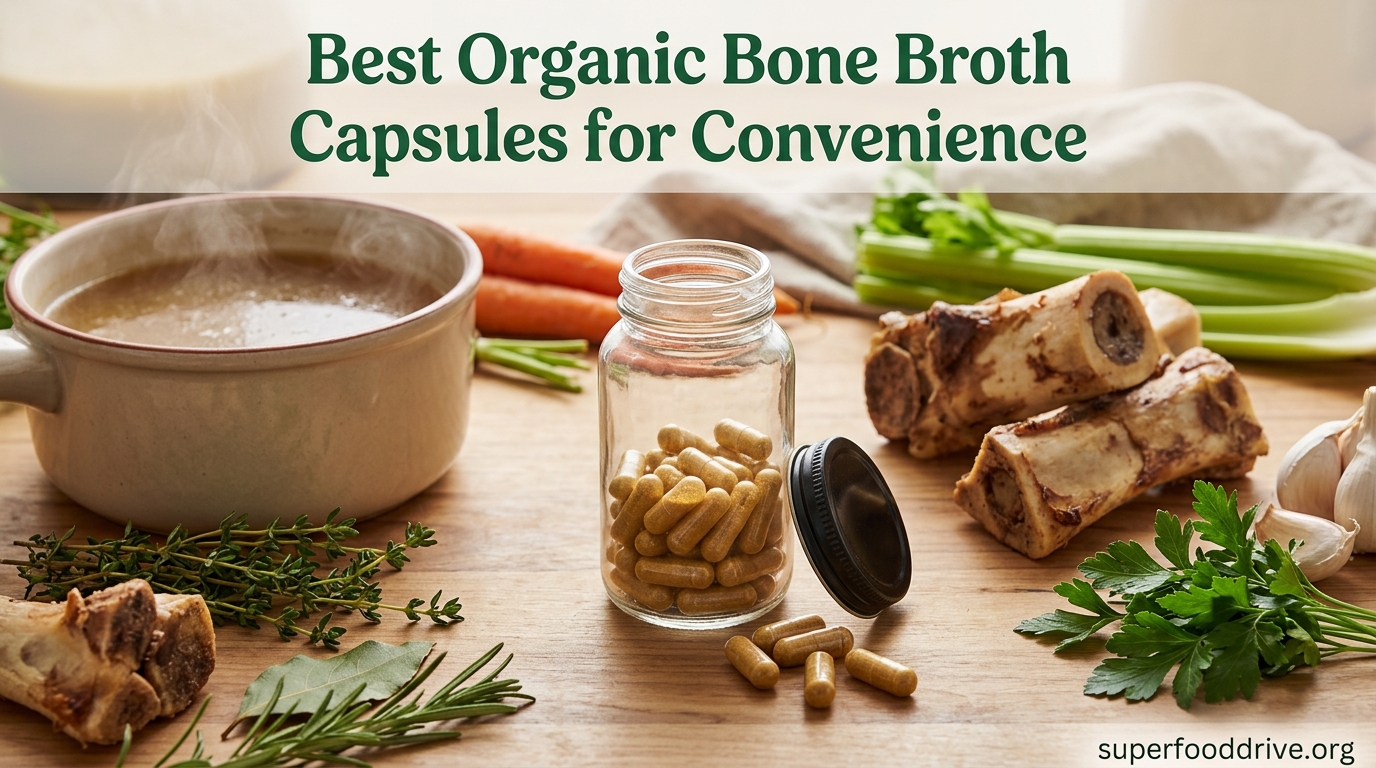 Best Organic Bone Broth Capsules for Convenience