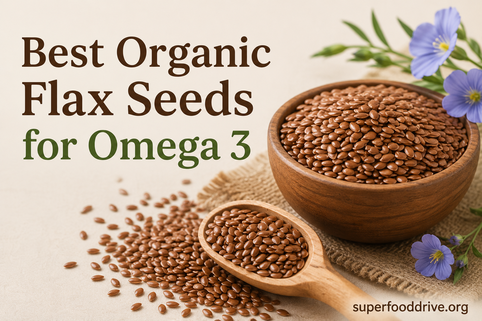 Best Organic Flax Seeds for Omega 3