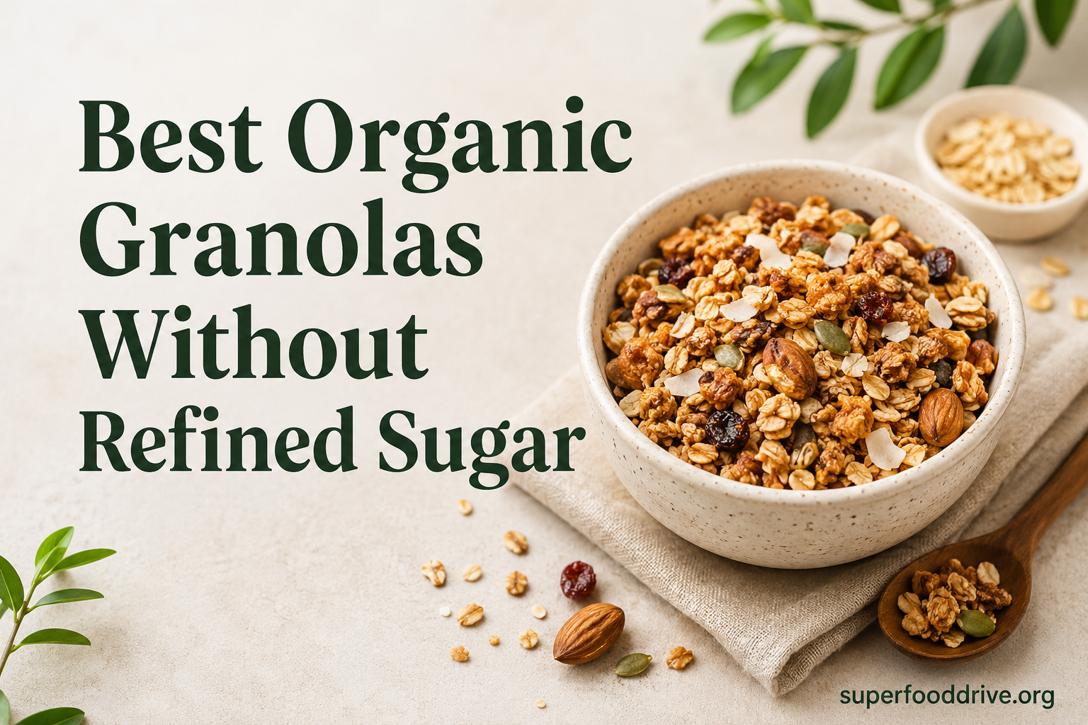 Best Organic Granolas Without Refined Sugar