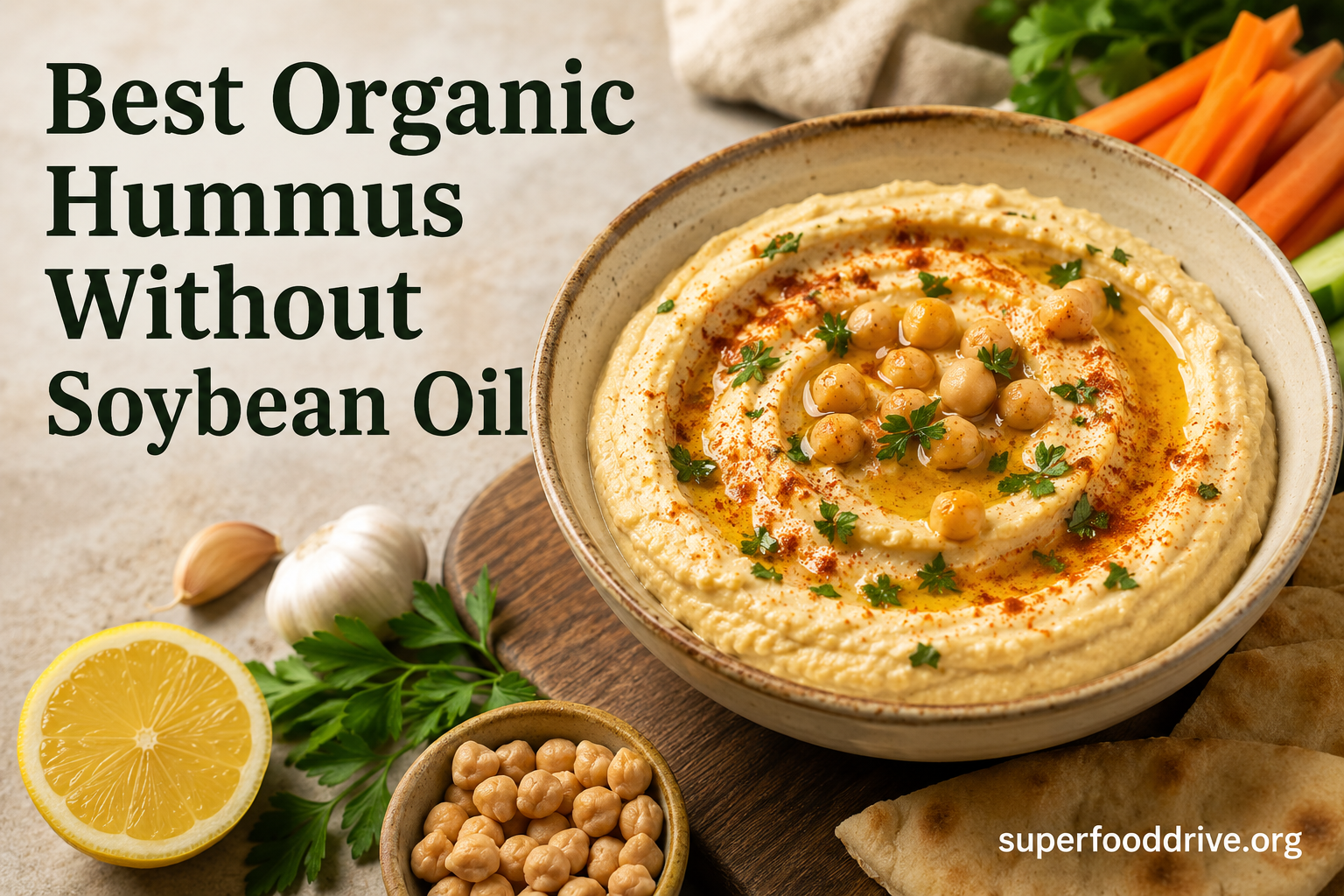 Best Organic Hummus Without Soybean Oil