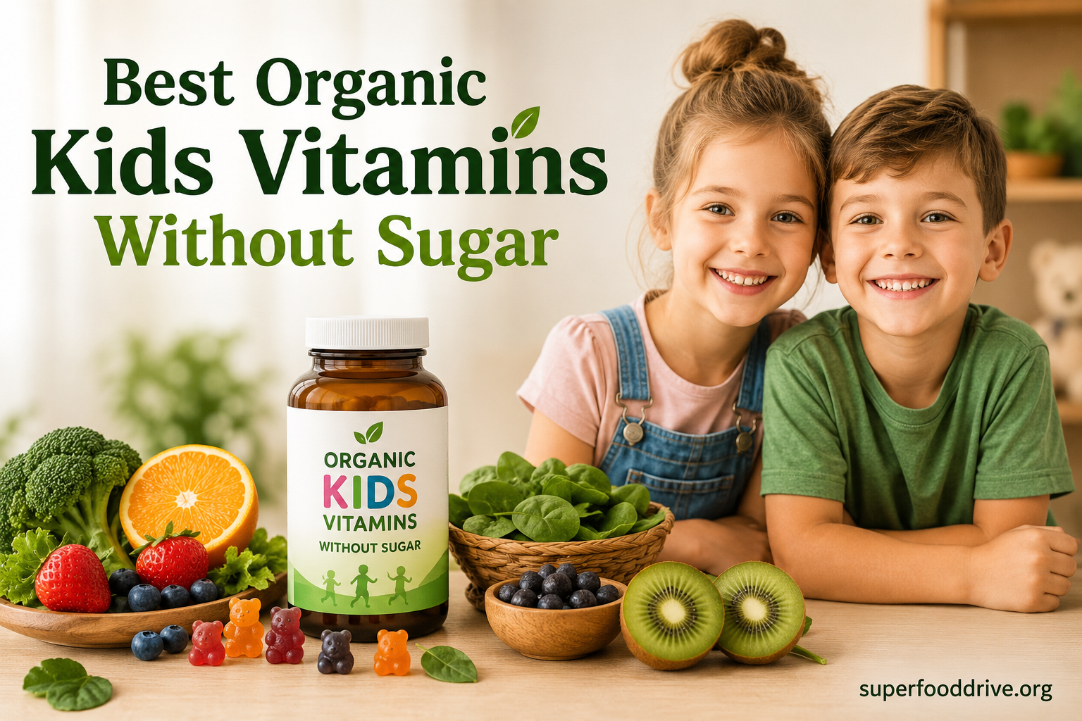 Best Organic Kids Vitamins Without Sugar