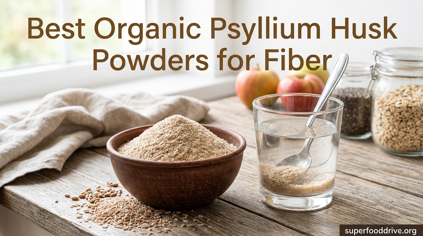Best Organic Psyllium Husk Powders for Fiber