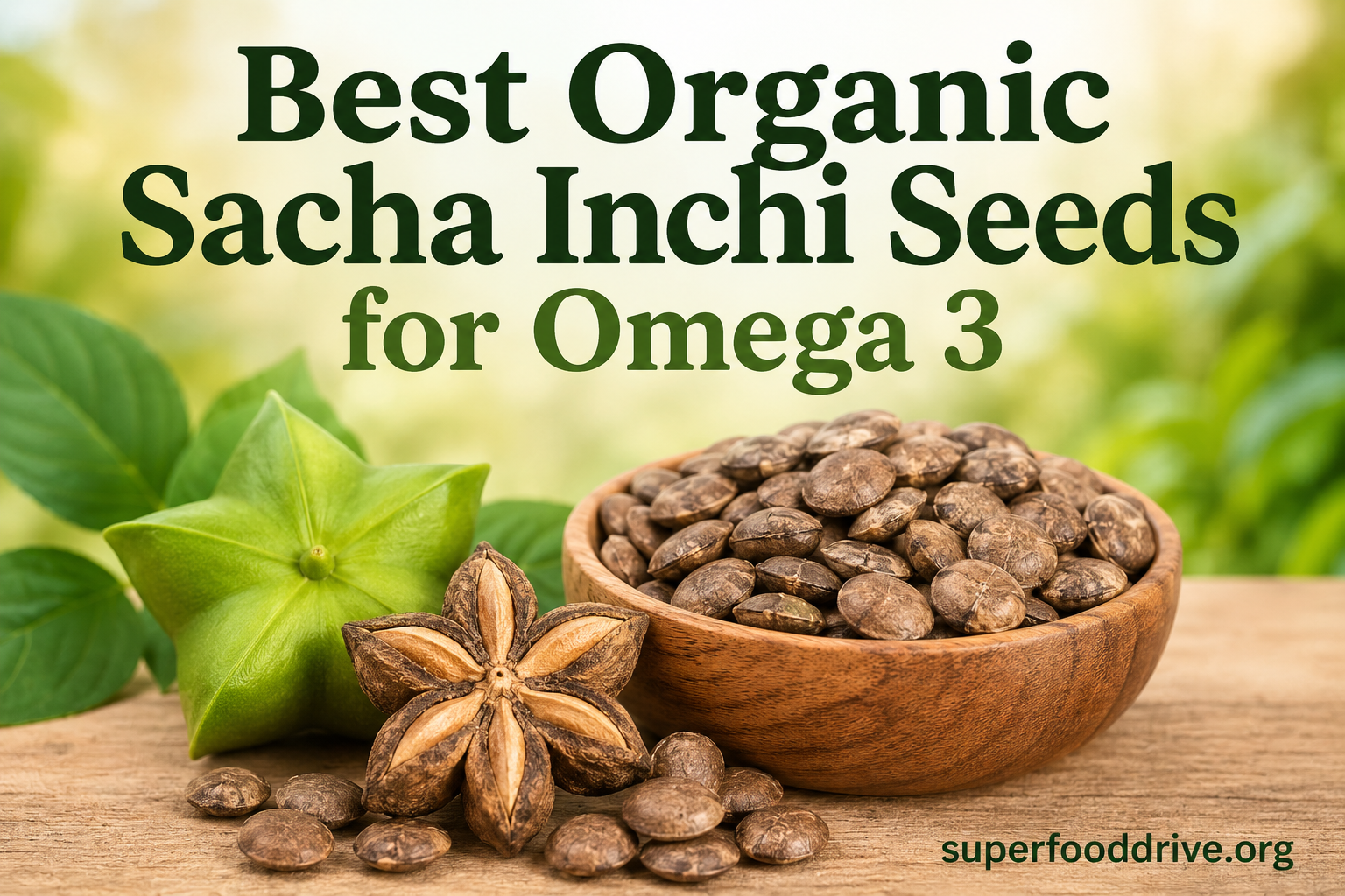 Best Organic Sacha Inchi Seeds for Omega 3