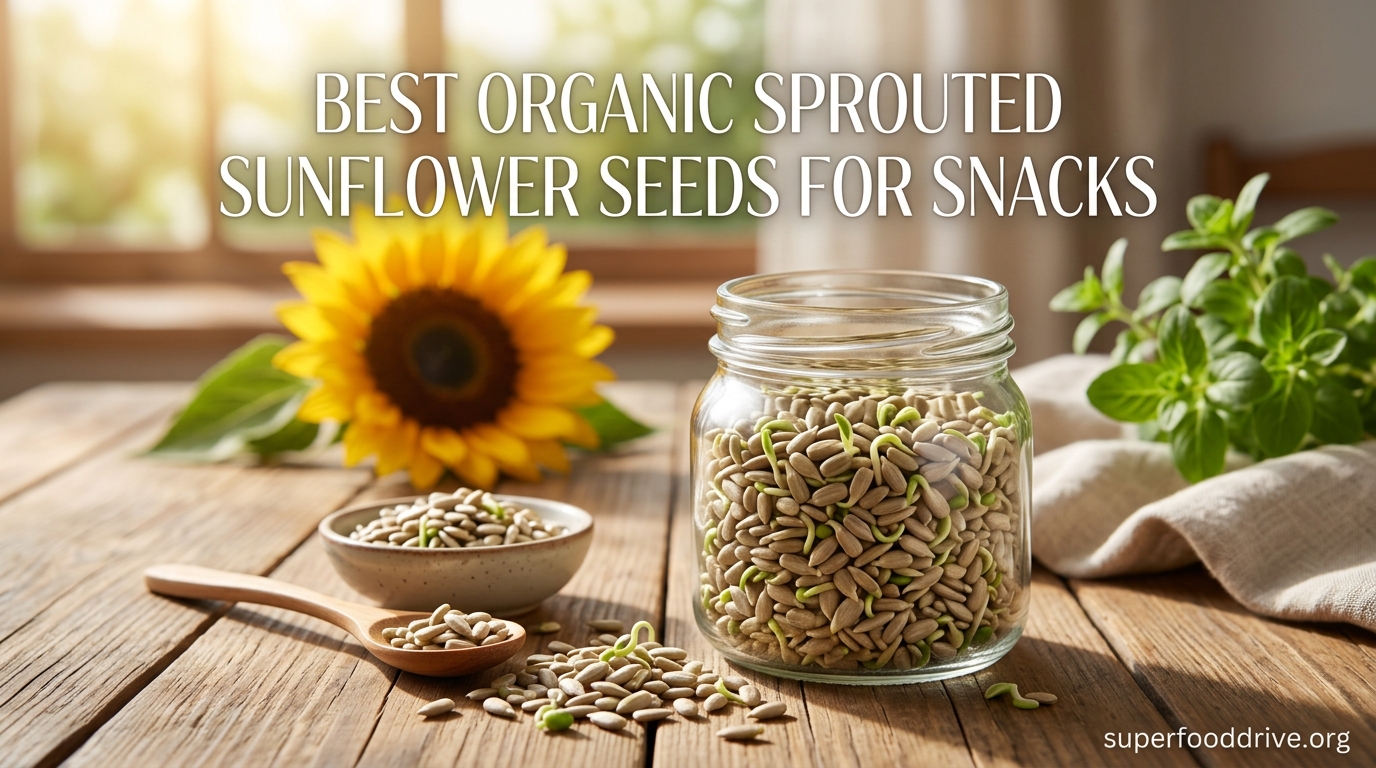 Best Organic Sprouted Sunflower Seeds for Snacks