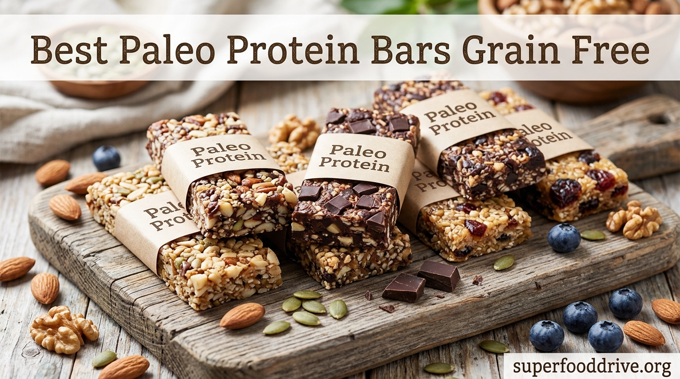 Best Paleo Protein Bars Grain Free