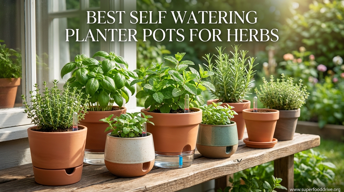 Best Self Watering Planter Pots for Herbs