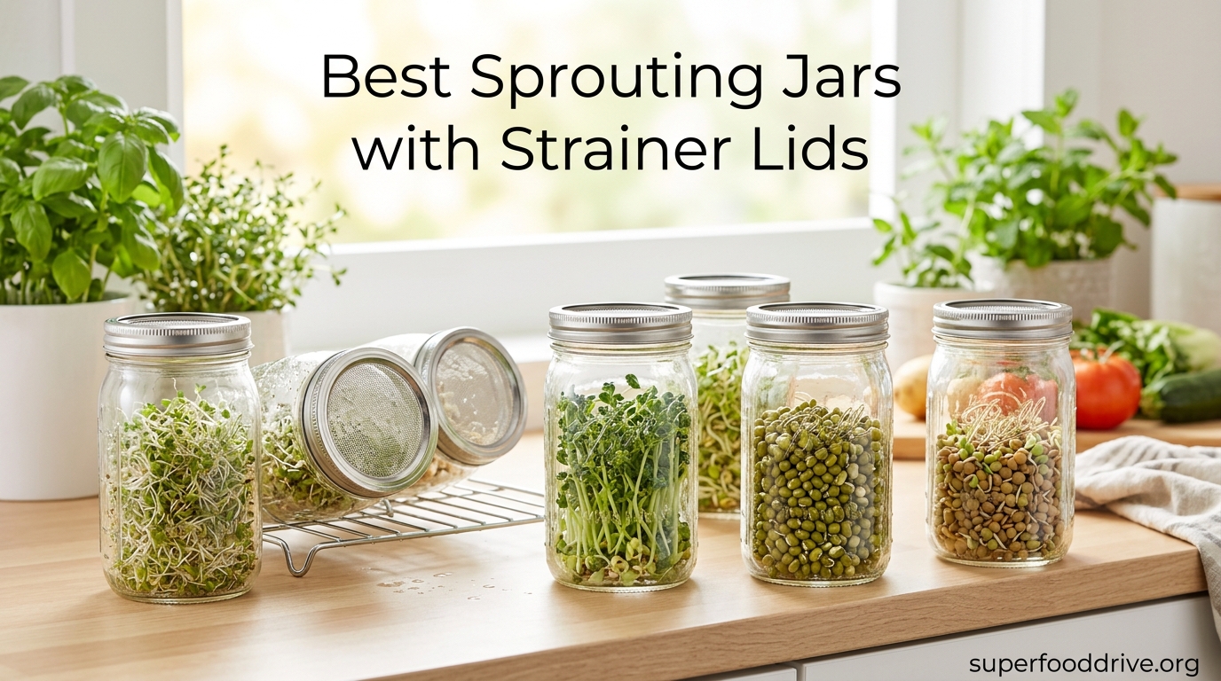 Best Sprouting Jars with Strainer Lids