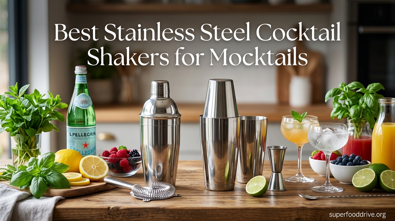 Best Stainless Steel Cocktail Shakers for Mocktails
