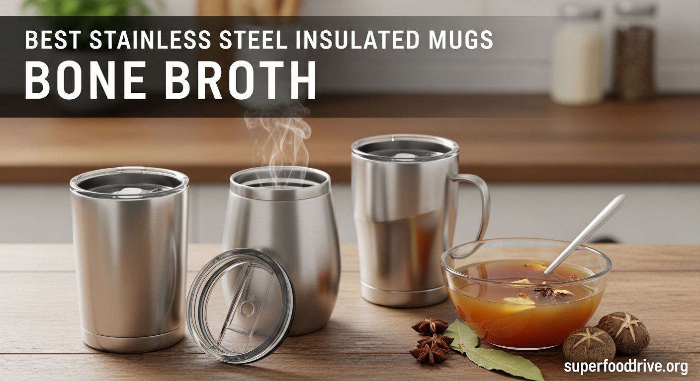 Best Stainless Steel Insulated Mugs for Bone Broth