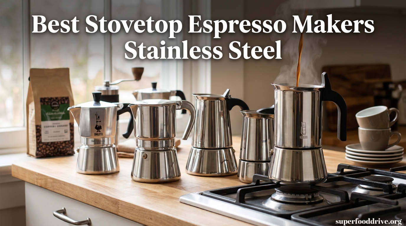 Best Stovetop Espresso Makers Stainless Steel