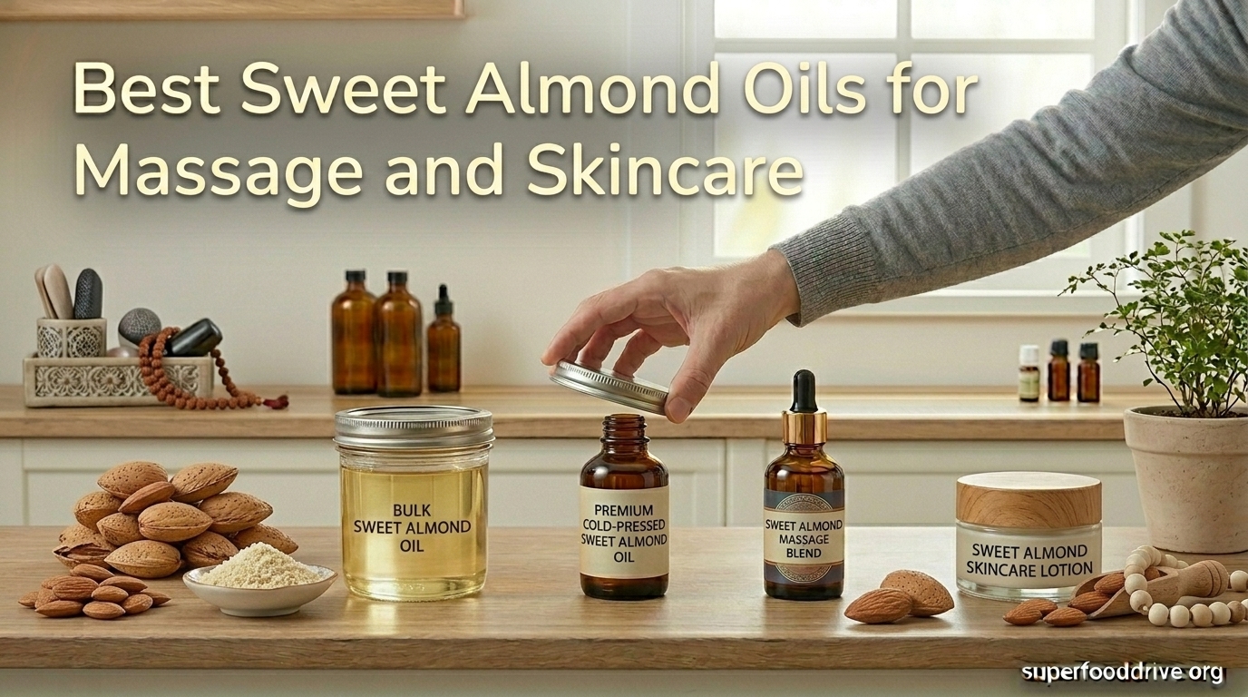 Best Sweet Almond Oils for Massage and Skincare