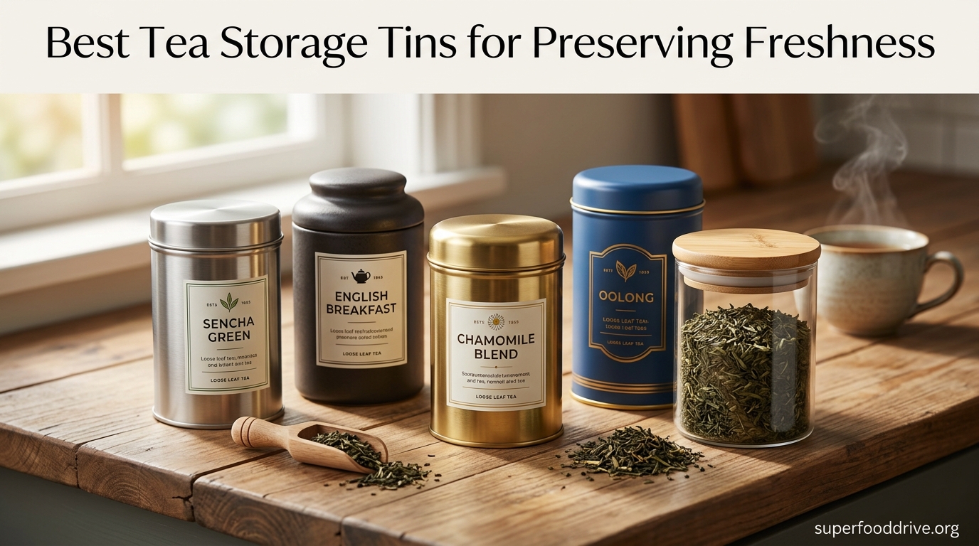 Best Tea Storage Tins for Preserving Freshness