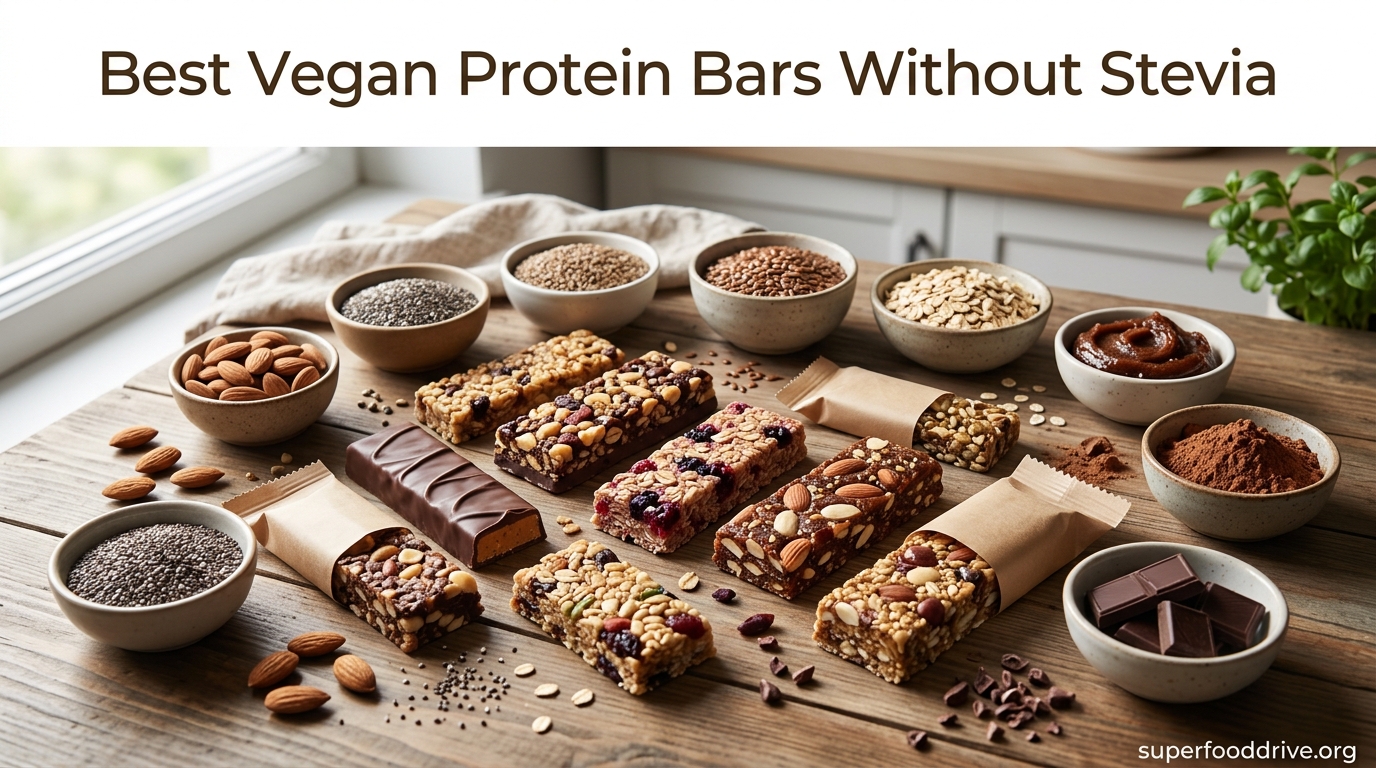 Best Vegan Protein Bars Without Stevia