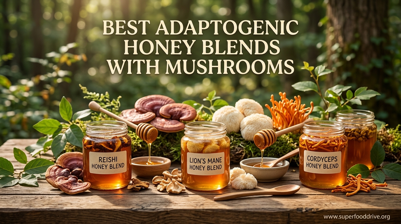 Best Adaptogenic Honey Blends with Mushrooms