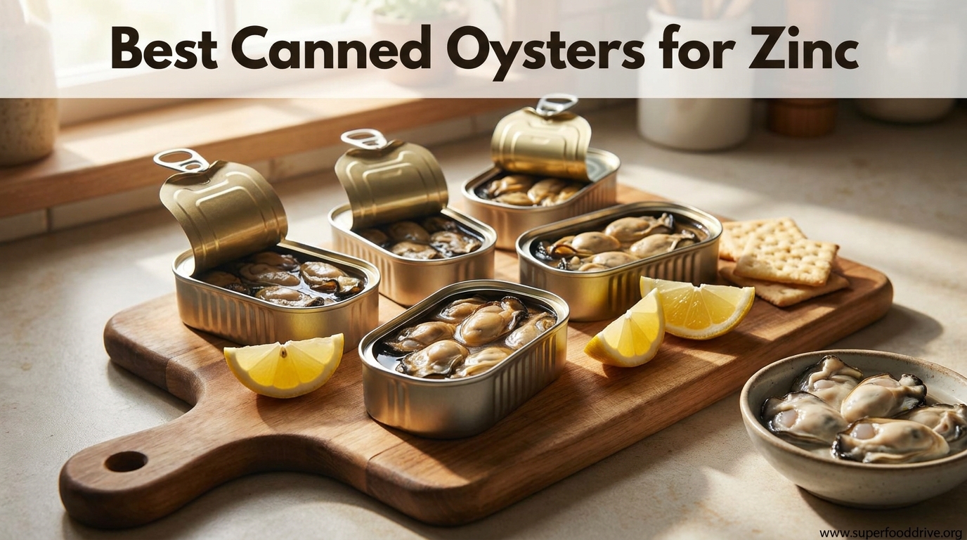 Best Canned Oysters for Zinc