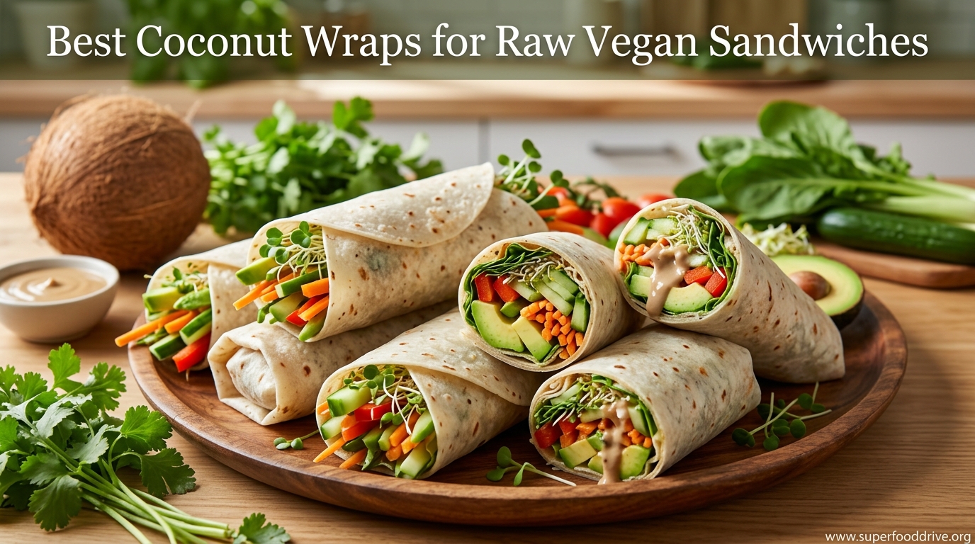Best Coconut Wraps for Raw Vegan Sandwiches