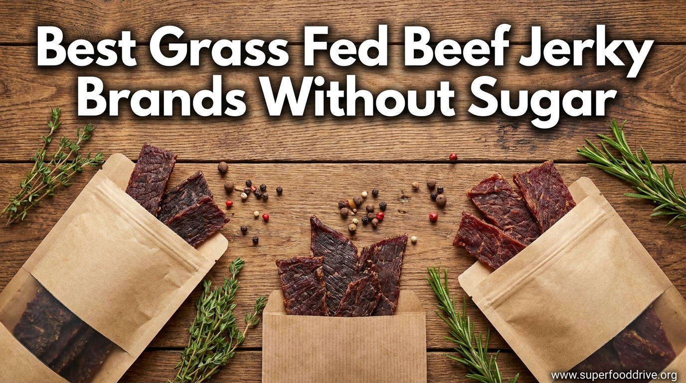 Best Grass Fed Beef Jerky Brands Without Sugar