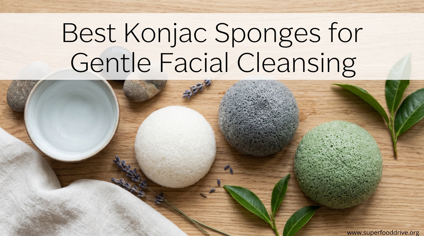 Best Konjac Sponges for Gentle Facial Cleansing