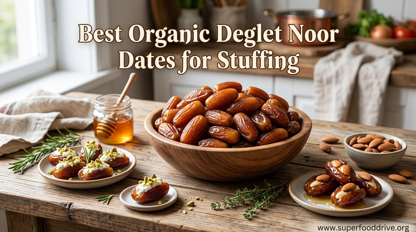 Best Organic Deglet Noor Dates for Stuffing