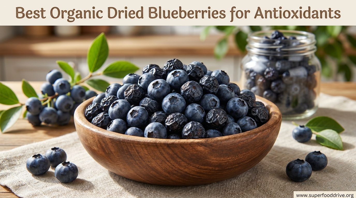 Best Organic Dried Blueberries for Antioxidants