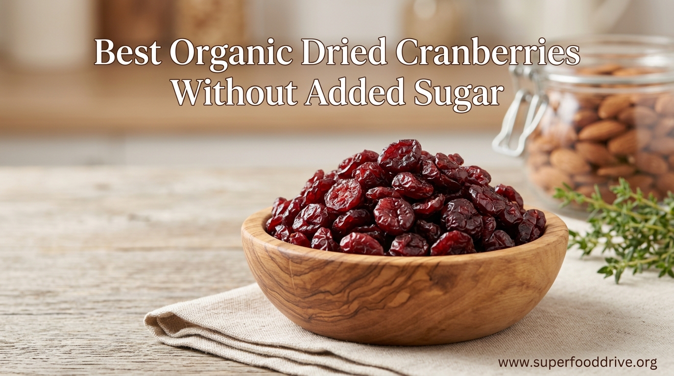 Best Organic Dried Cranberries Without Added Sugar