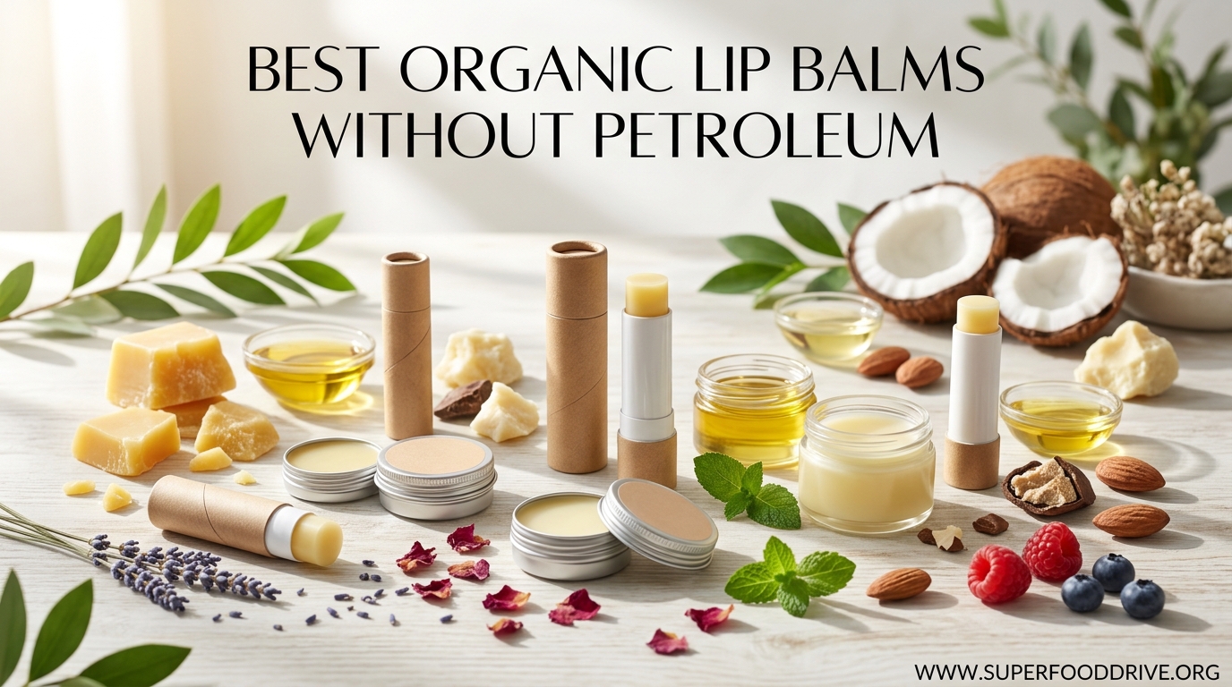 Best Organic Lip Balms Without Petroleum