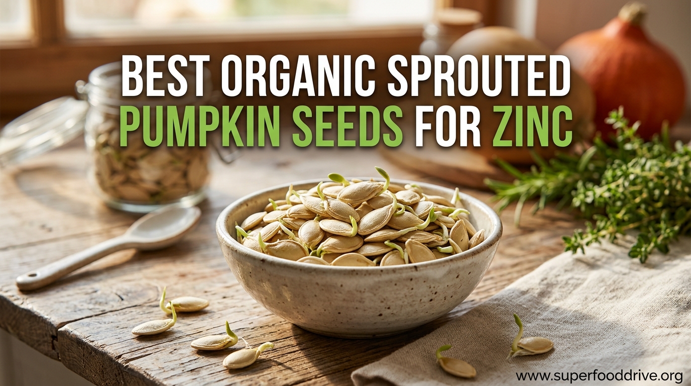Best Organic Sprouted Pumpkin Seeds for Zinc