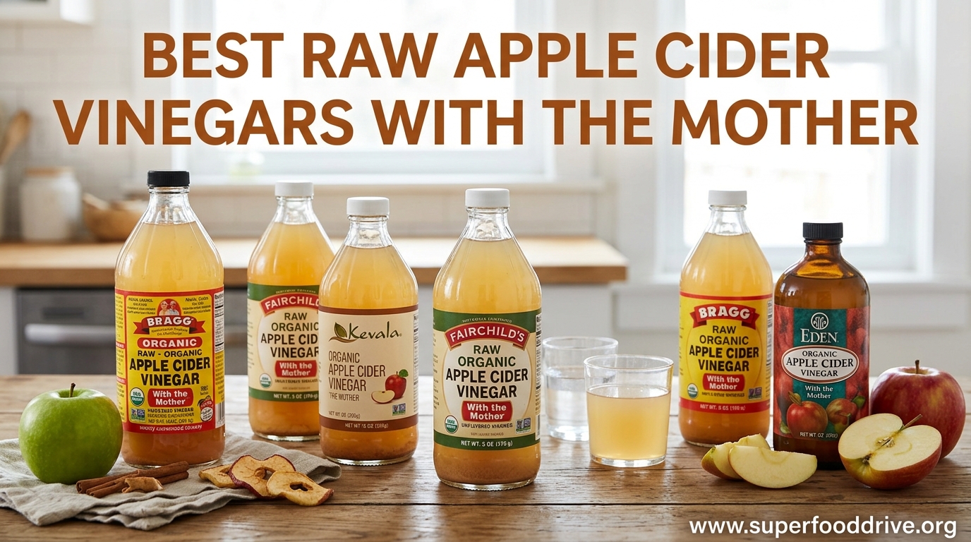 Best Raw Apple Cider Vinegars with the Mothe
