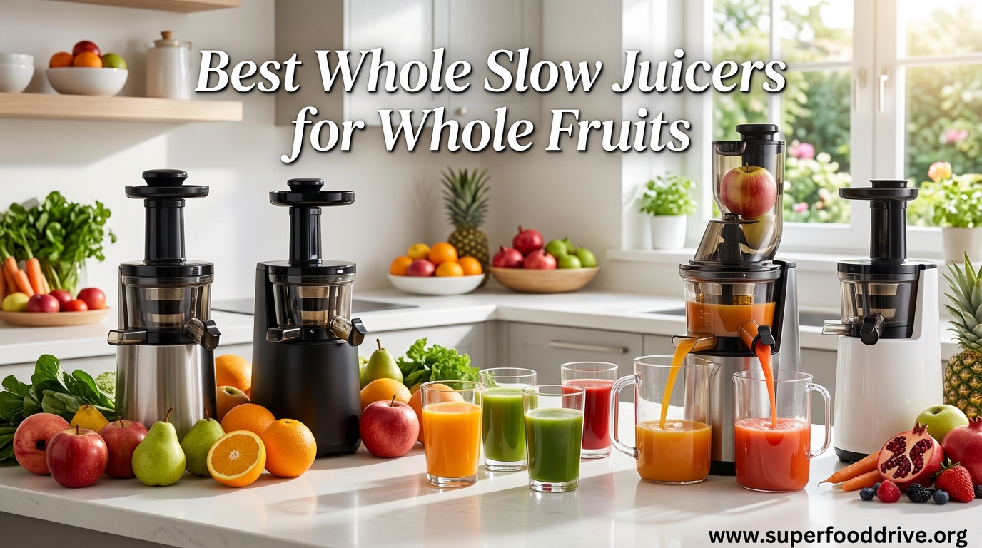 Best Whole Slow Juicers for Whole Fruits