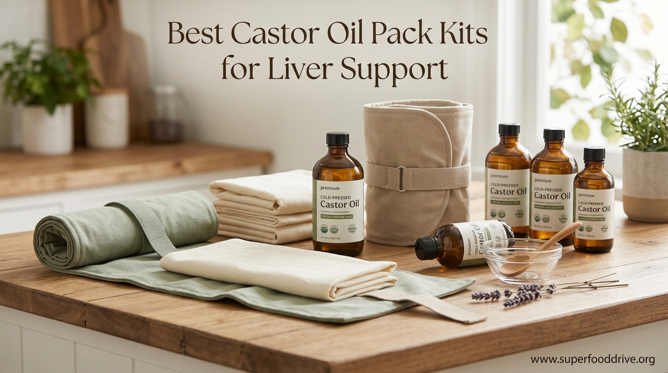 Best Castor Oil Pack Kits for Liver Support