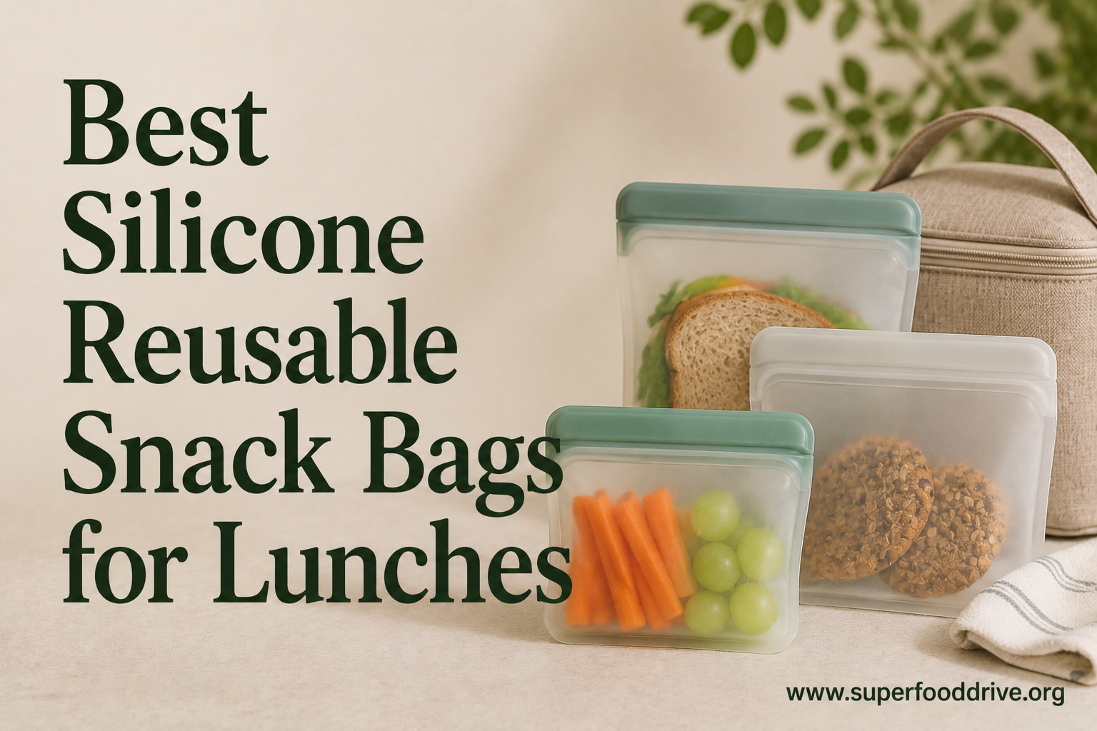 Best Silicone Reusable Snack Bags for Lunches