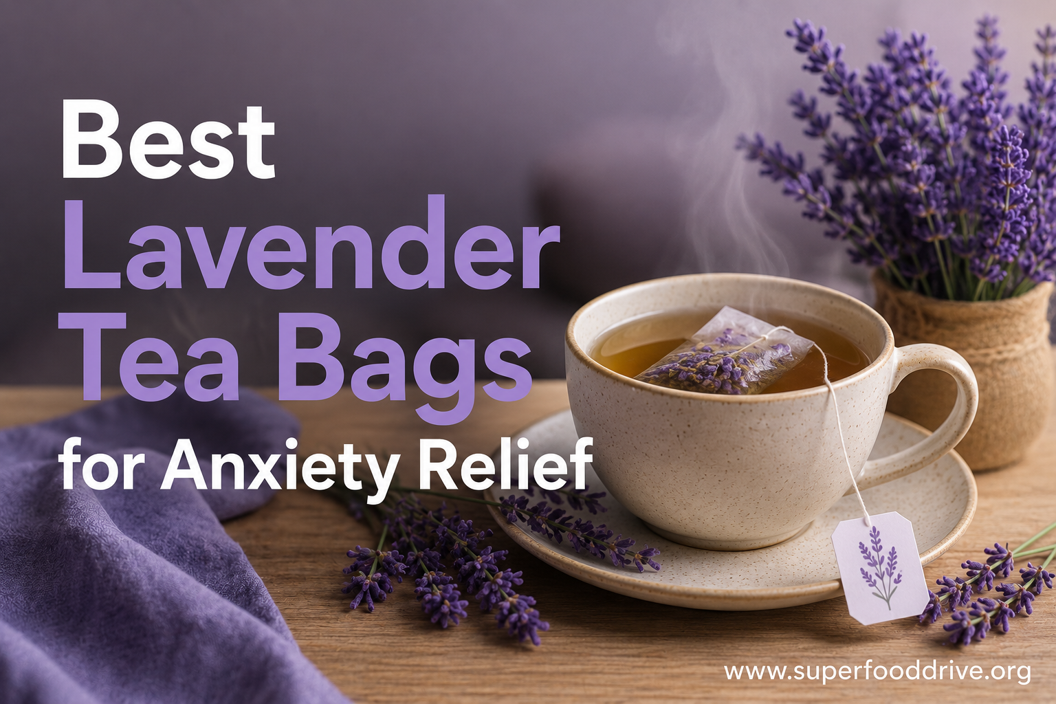 Best Lavender Tea Bags for Anxiety Relief