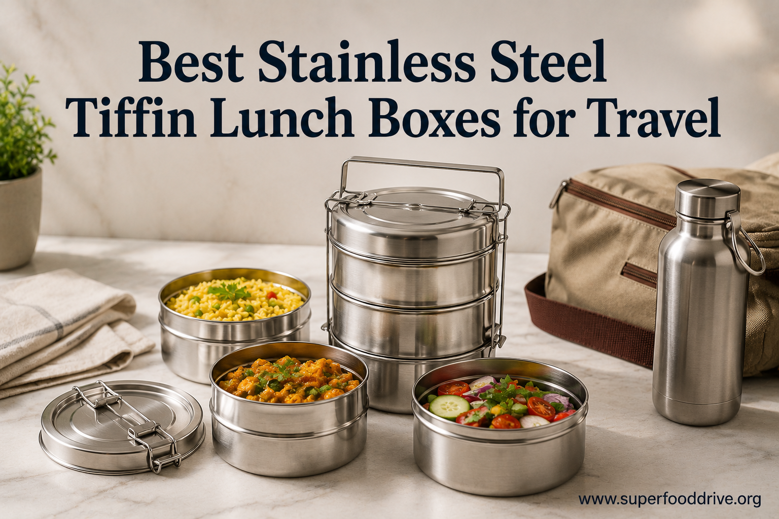 Best Stainless Steel Tiffin Lunch Boxes for Travel