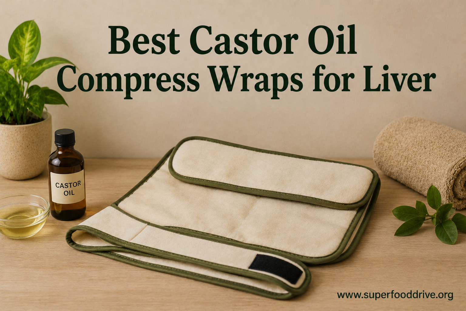 Best Castor Oil Compress Wraps for Liver