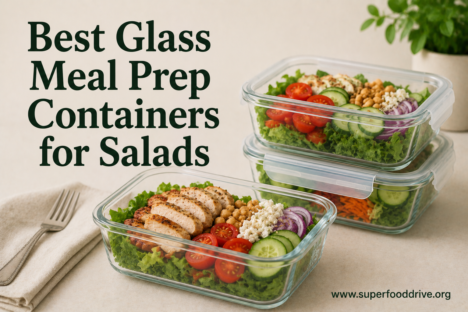 Best Glass Meal Prep Containers for Salads