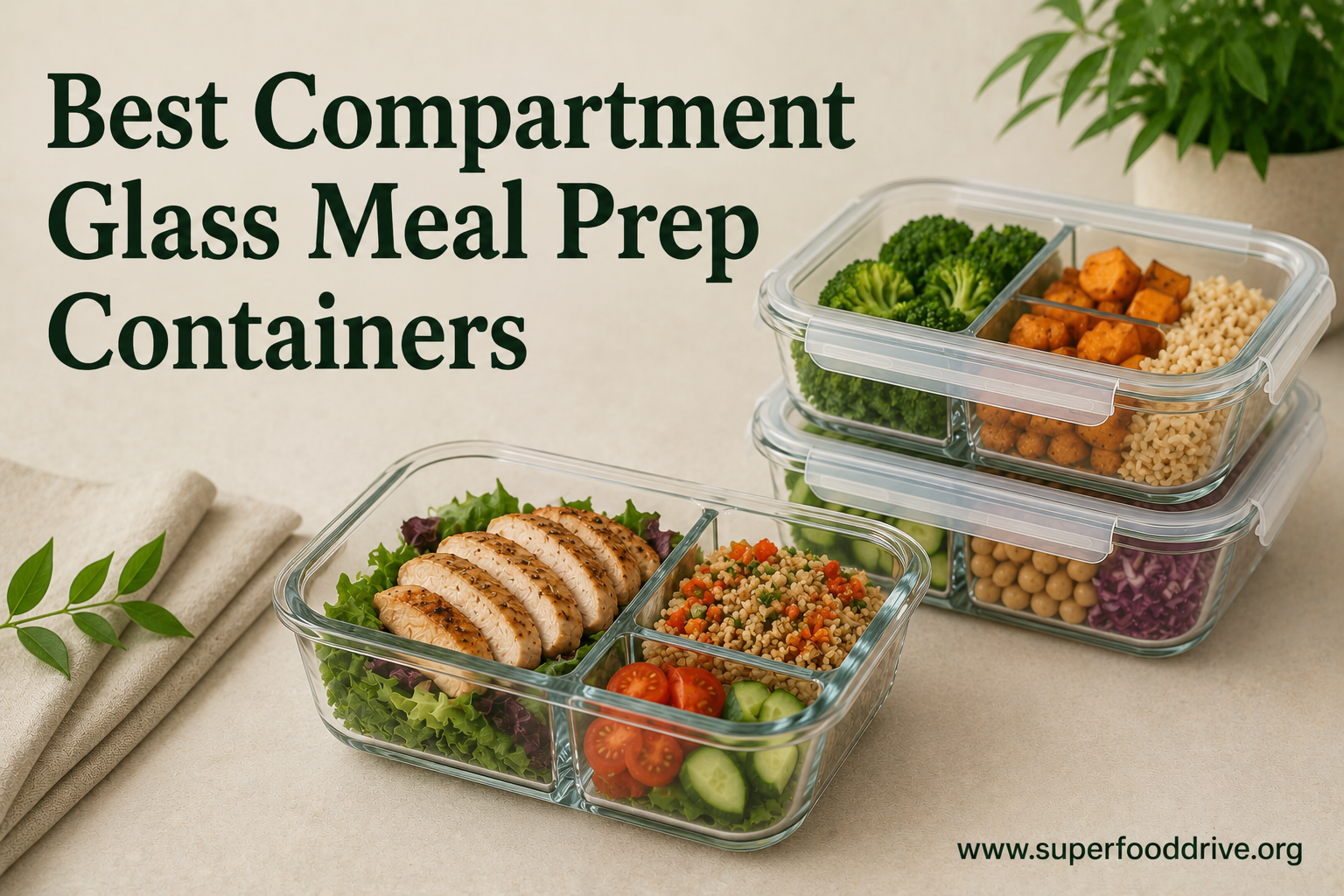 Best Compartment Glass Meal Prep Containers