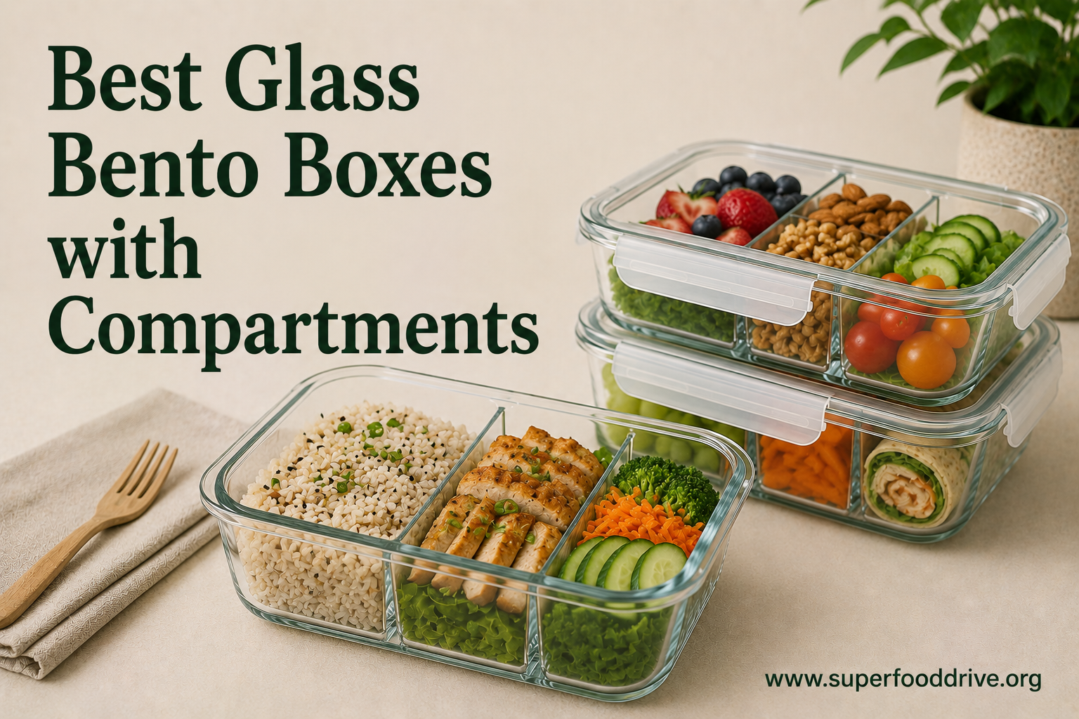 Best Glass Bento Boxes with Compartments