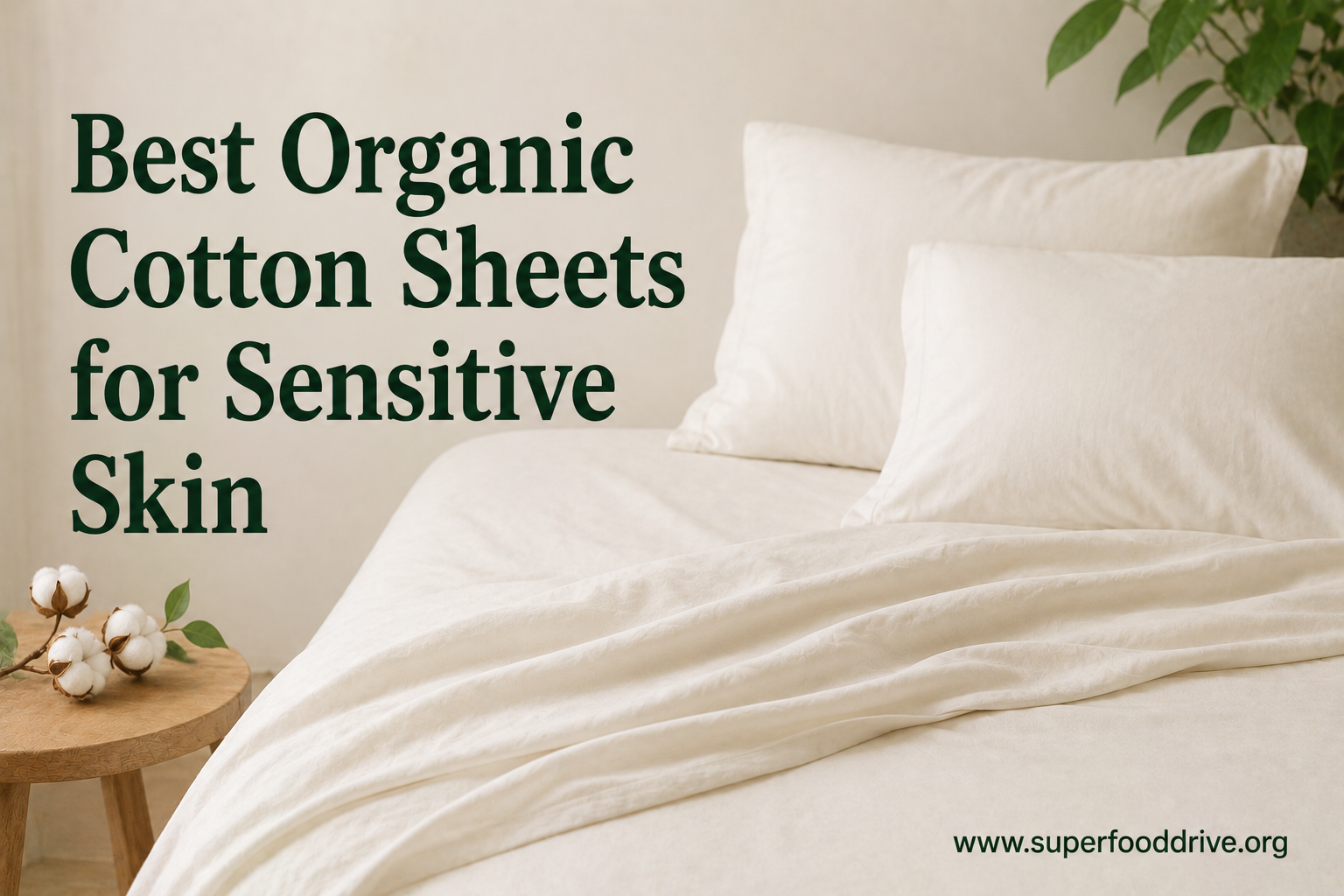 Best Organic Cotton Sheets for Sensitive Skin