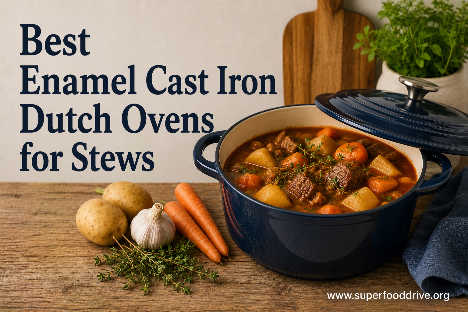 Best Enamel Cast Iron Dutch Ovens for Stews