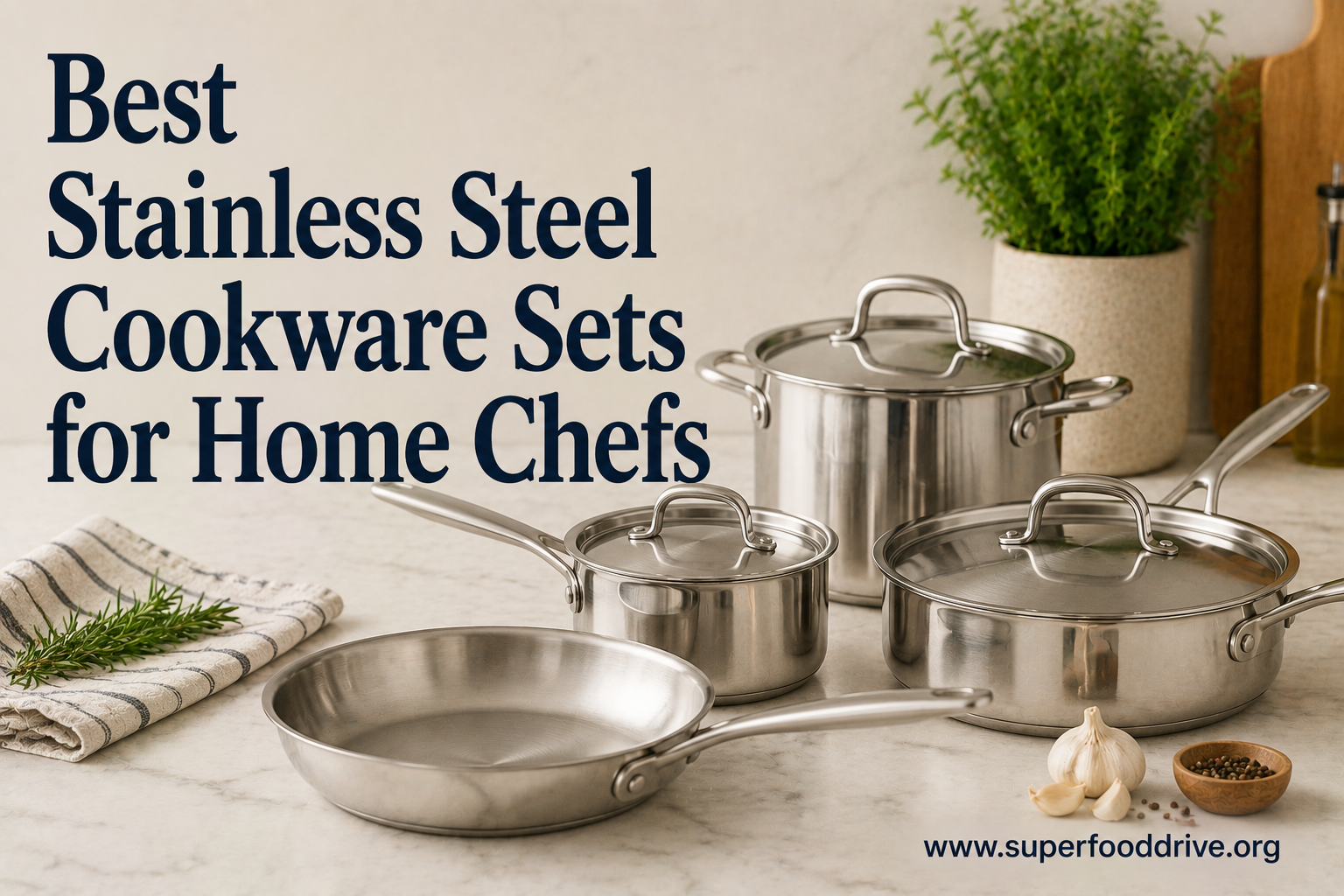 Best Stainless Steel Cookware Sets for Home Chefs