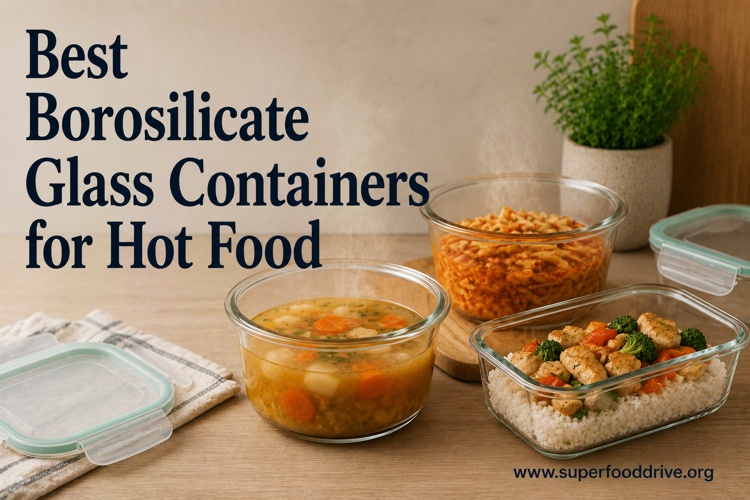 Best Borosilicate Glass Containers for Hot Food