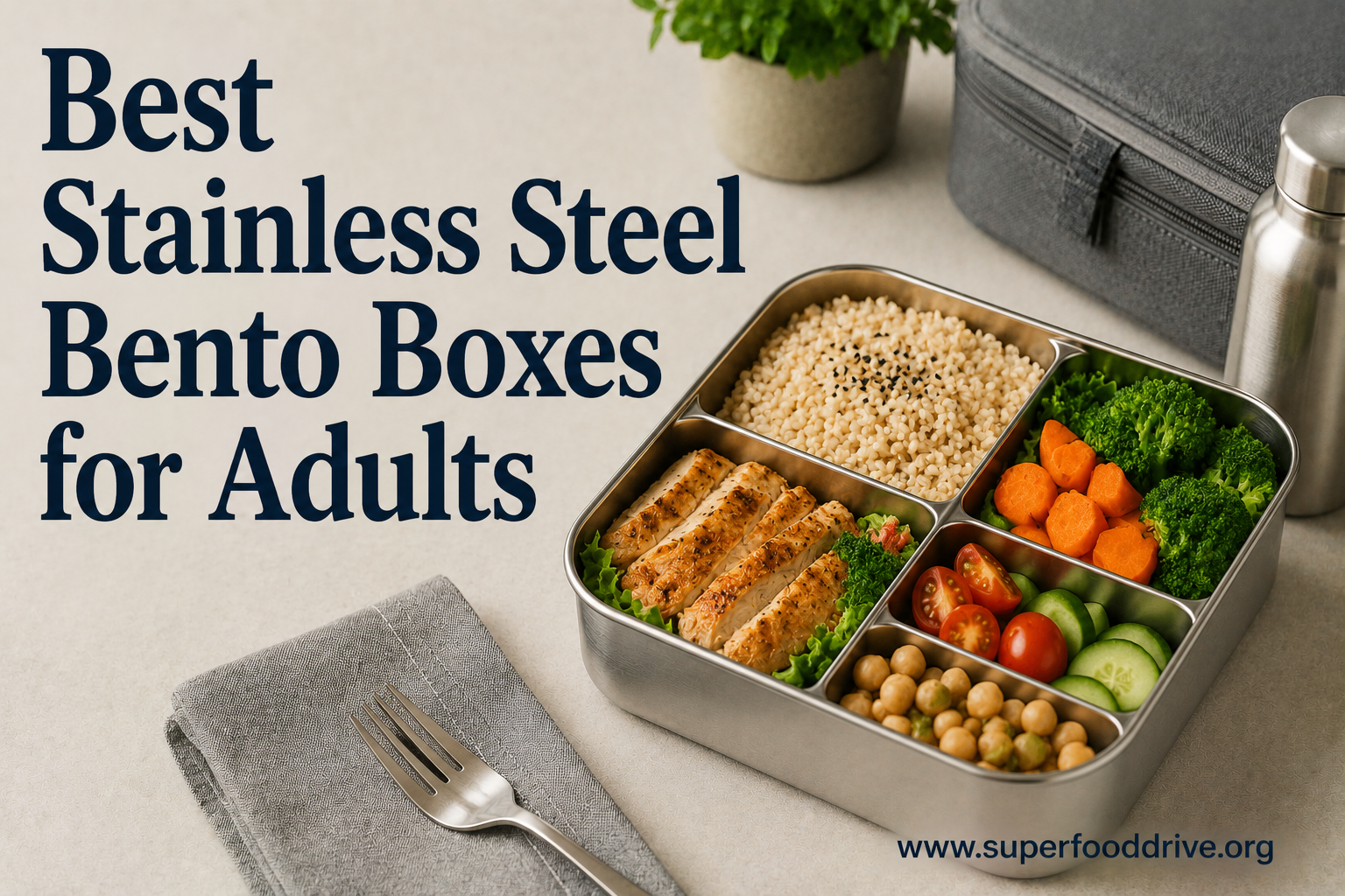 Best Stainless Steel Bento Boxes for Adults